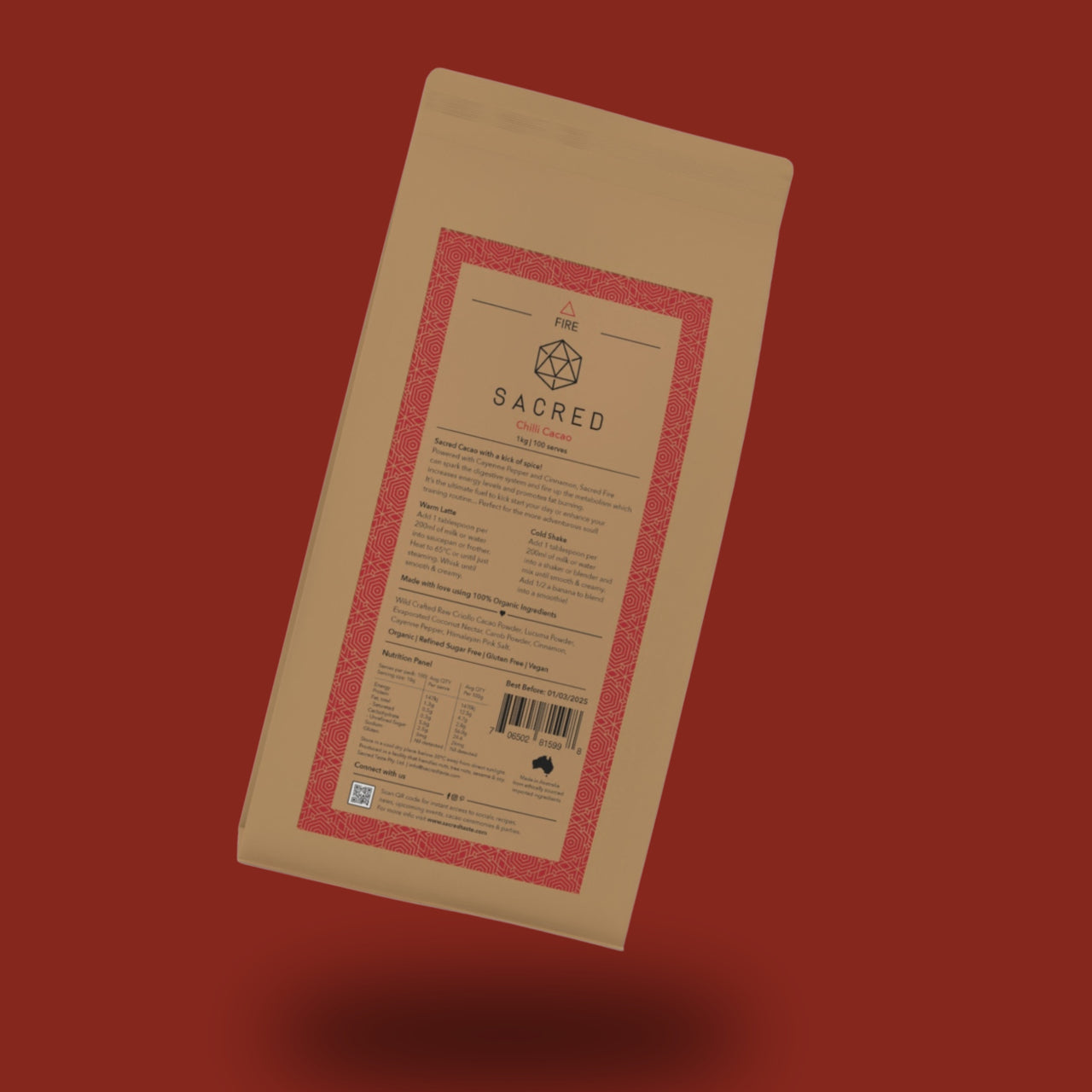 Fire: Chilli Cacao 1kg Bag