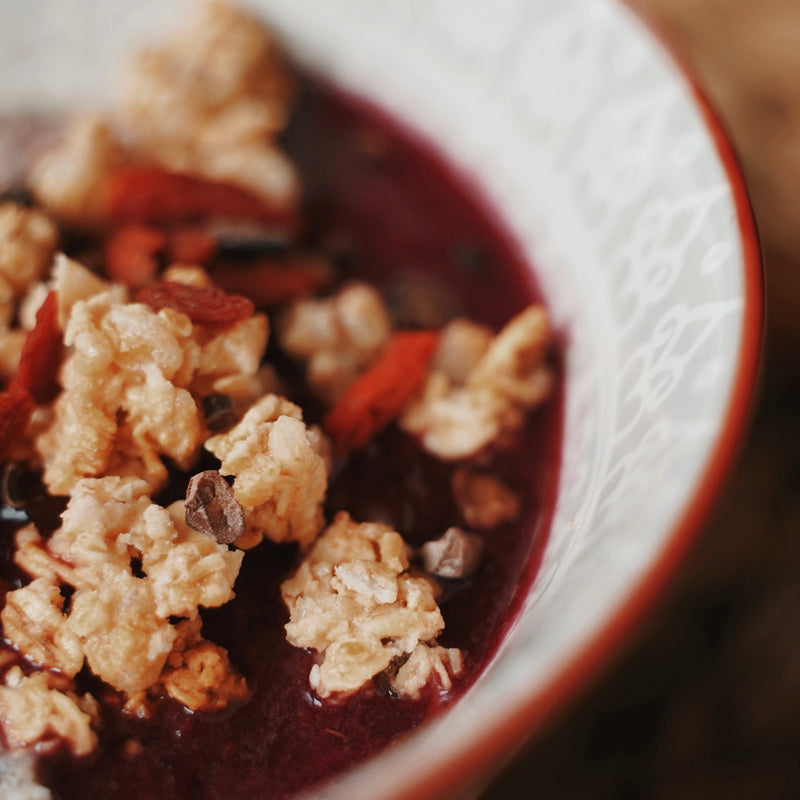 Chia Bircher with Berry Compote